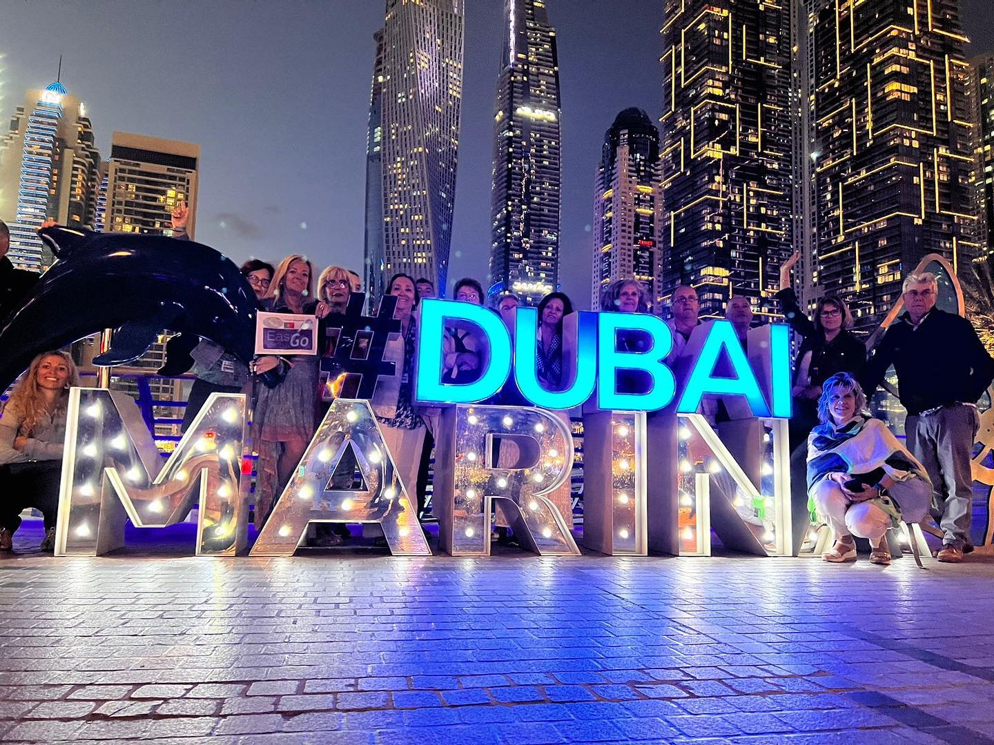 Dubai: tour notturno della città in furgone con spettacolo delle fontane