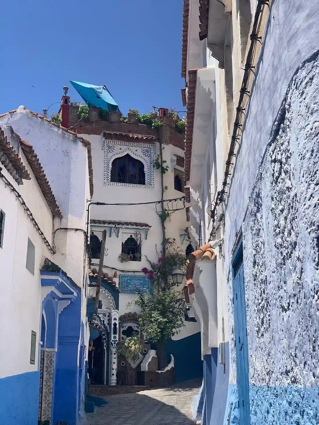 From Fès: Transfer nach Tanger mit Besuch in Chefchaouen
