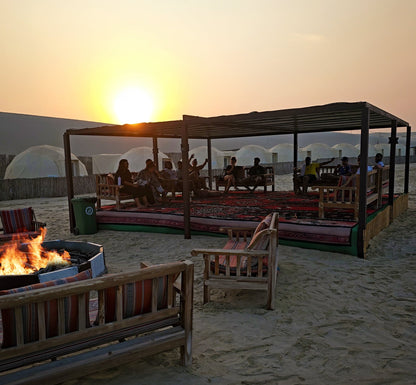 Doha : safari d'une journée dans le désert, exploration des dunes, excursion en mer intérieure et dîner barbecue