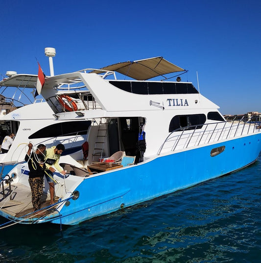 Hurghada: Prywatna wycieczka łodzią z rurką Tilia z lunchem i napojami bezalkoholowymi