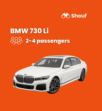 Doha: BMW 7-series 730 Private Car Rental with Driver