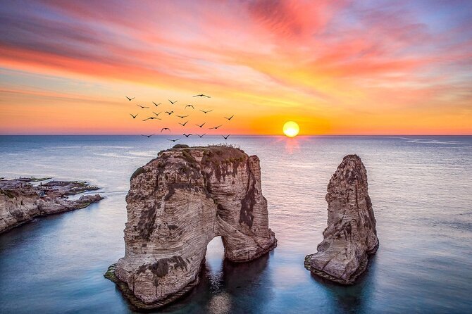Beirut: Private Bootsfahrt zu den Raouche-Felsen