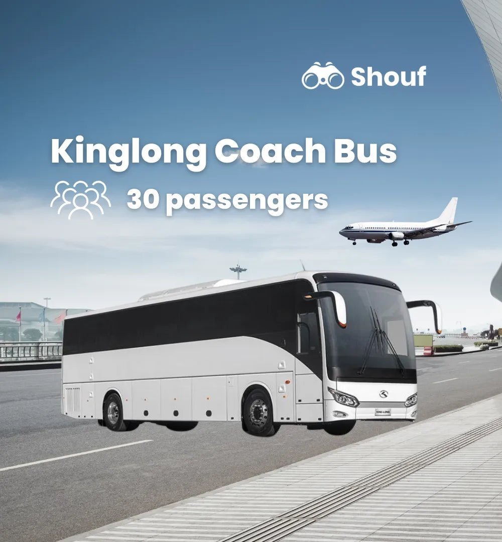 Doha : location de bus privé Kinglong Coach avec chauffeur