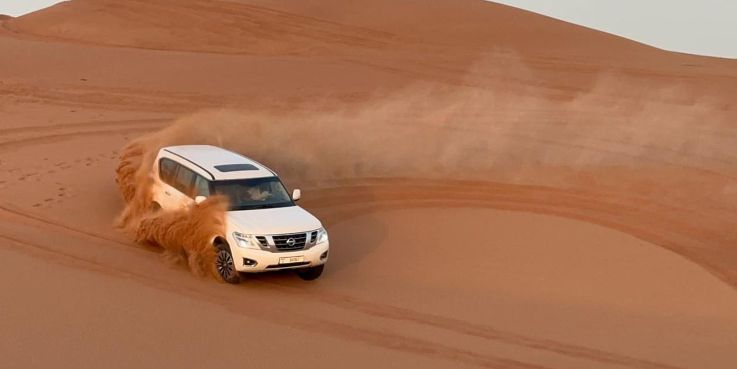 Dubai: Private Wüstensafari im Geländewagen am Morgen