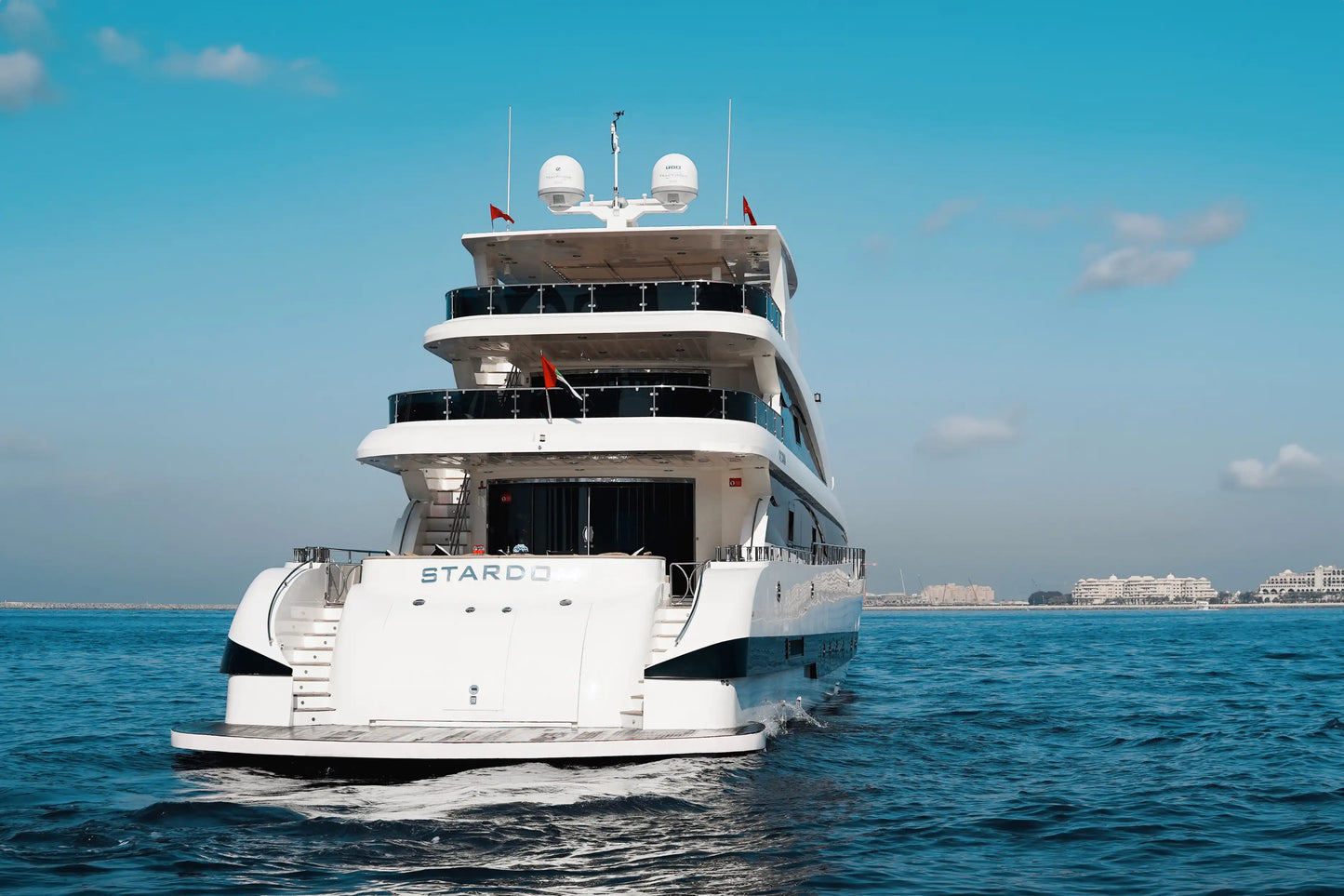 Dubai: Stardom Boat 140 ft Private Boat Trip