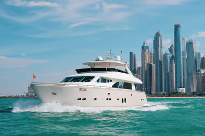 Puerto deportivo de Dubái: alquiler de yate privado de 98 pies