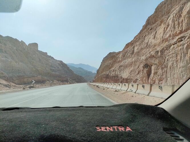 Route vers Ain Sokhna (si l’option de prise en charge est sélectionnée)