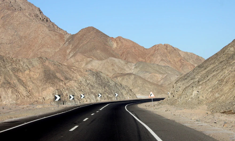 Route vers Ain Sokhna (si l’option de prise en charge est sélectionnée)