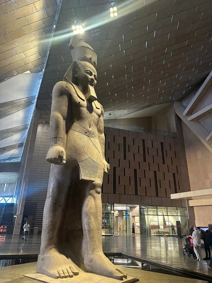 Il Cairo: tour privato di un’intera giornata alle Piramidi di Giza, alla Sfinge e al Grande Museo Egizio