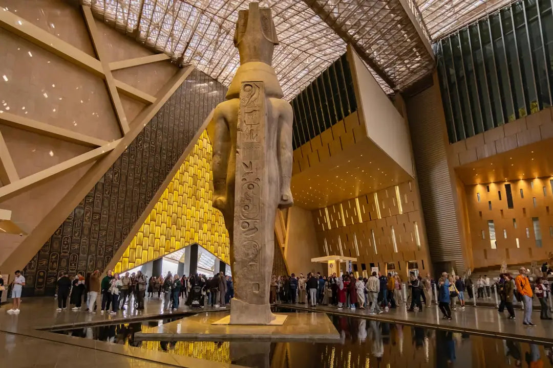 Le Caire : visite guidée du Grand Musée égyptien et de Khan el-Khalili avec déjeuner