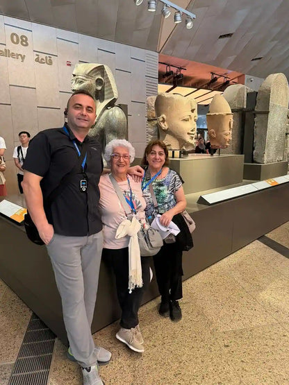 Le Caire : visite guidée du Grand Musée égyptien et de Khan el-Khalili avec déjeuner