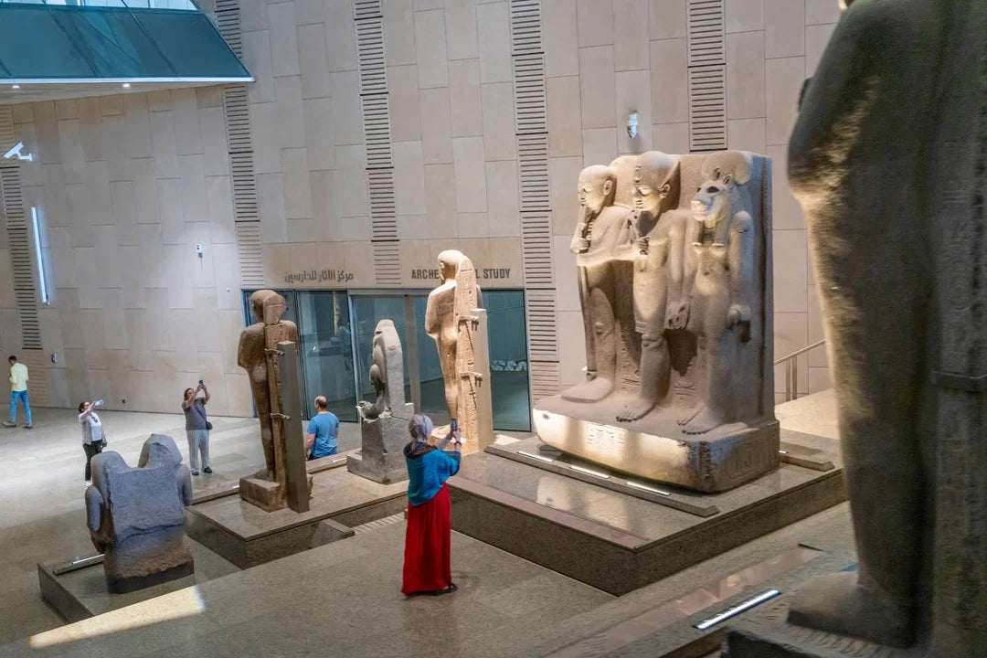 Le Caire : visite guidée du Grand Musée égyptien et de Khan el-Khalili avec déjeuner