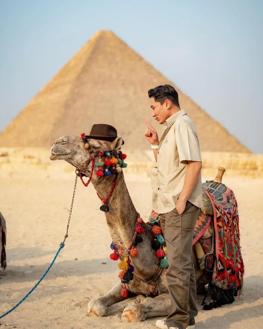 Cairo: Private Day Tour to Giza Pyramids Sphinx, Saqqara, and Memphis