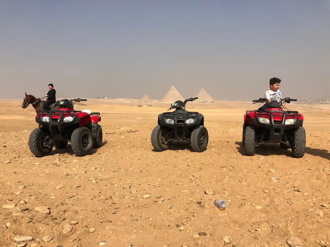 Cairo: Quad Bike Safari Experience at Giza Pyramids