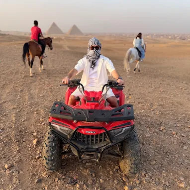 Cairo: Quad Bike Safari Experience at Giza Pyramids