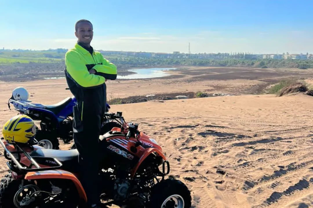 Casablanca: Beach Quad Bike Ride with Hotel Transfers
