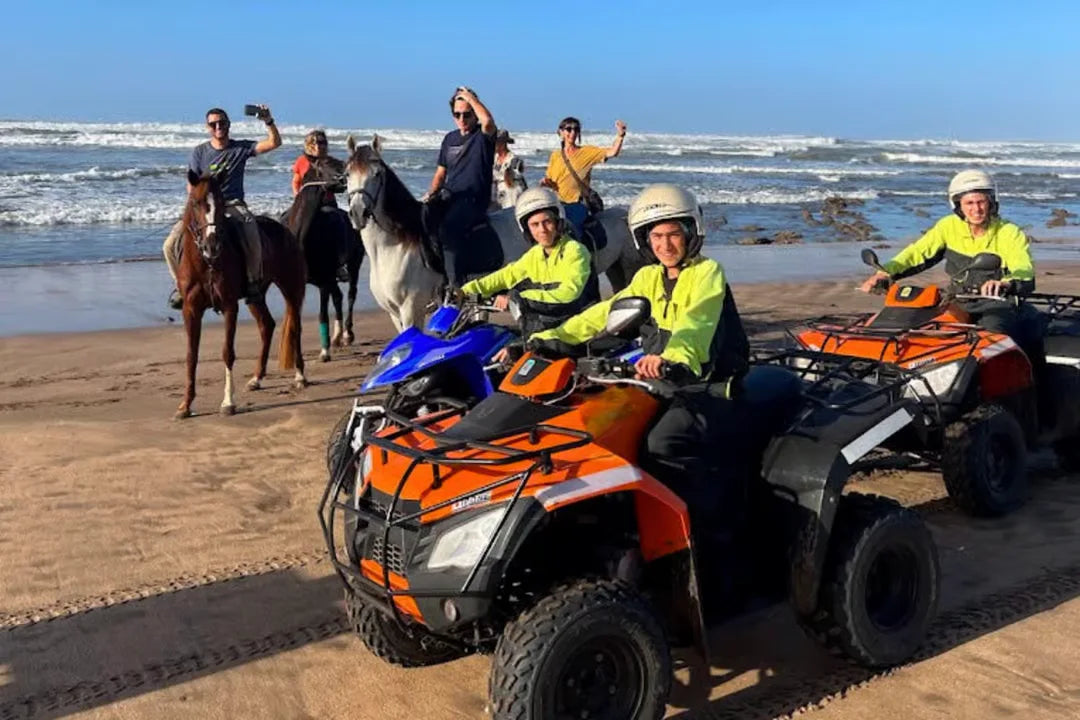 Casablanca: Beach Quad Bike Ride with Hotel Transfers