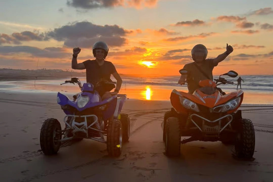 Casablanca: Beach Quad Bike Ride with Hotel Transfers