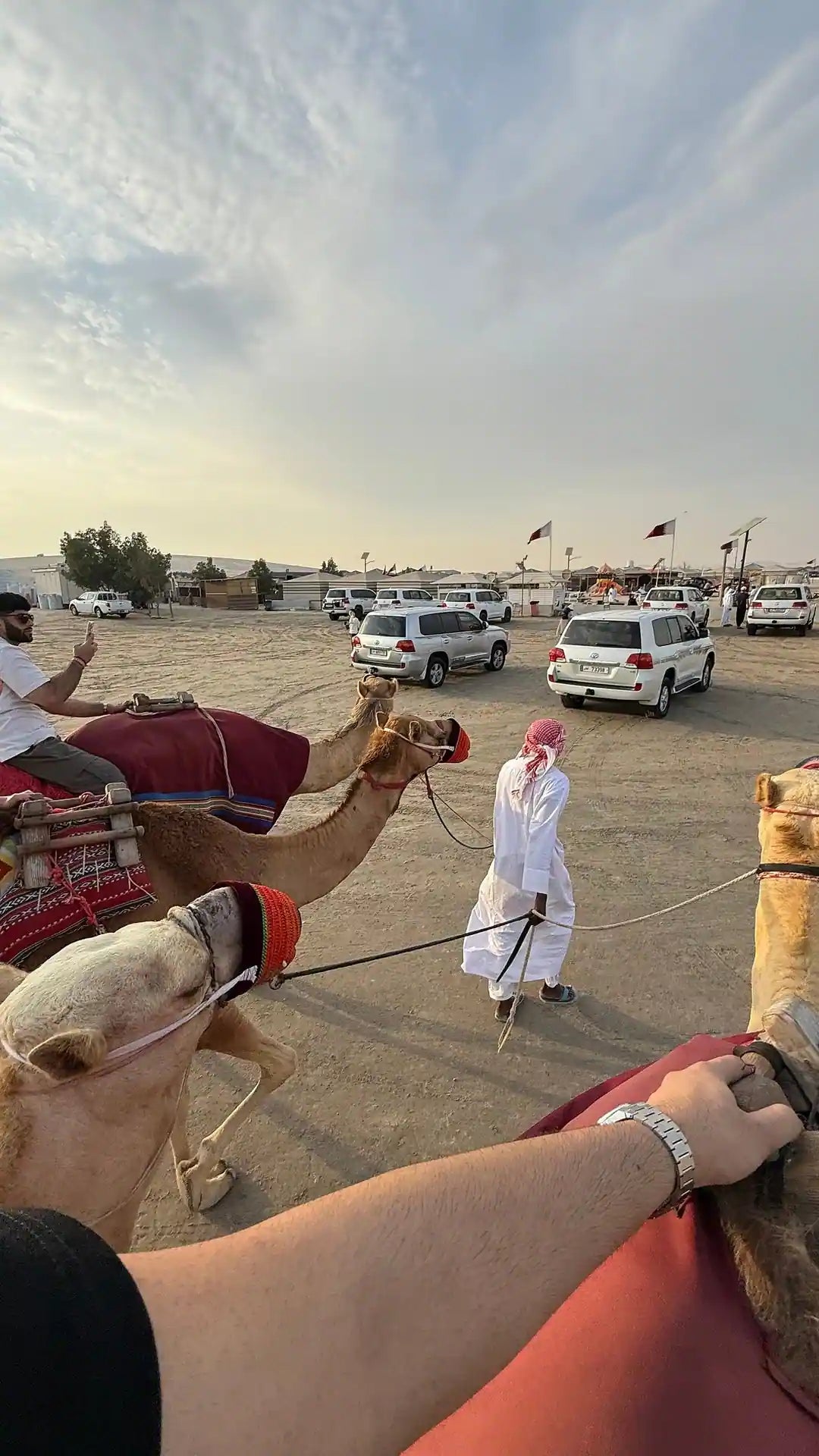 Doha: Safari nel Deserto con Sandboarding, visita al Mare Interno e Giro in Cammello Opzionale