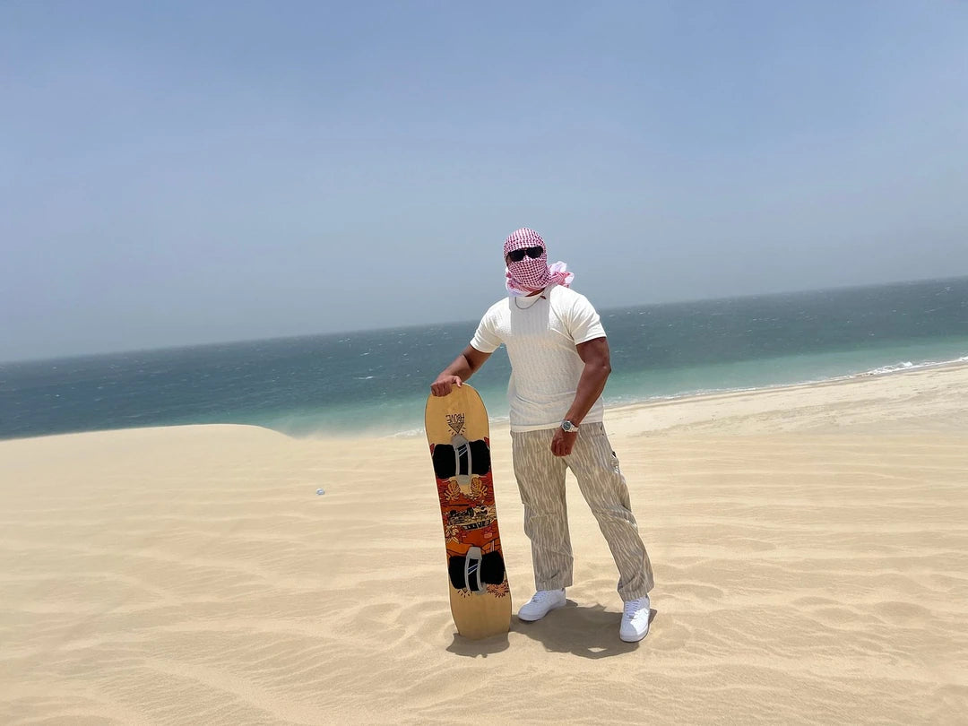 Doha: Safari nel Deserto con Sandboarding, visita al Mare Interno e Giro in Cammello Opzionale