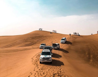 Doha: Inland Sea Desert Safari with Dune Bashing, Camel Ride and Sandboarding