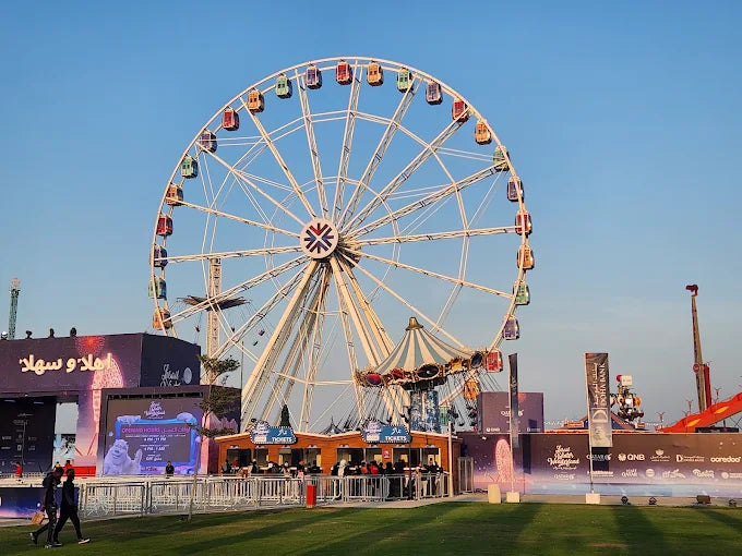 Doha: Ingresso para o Lusail Winter Wonderland e visita ao Qanat Quartier