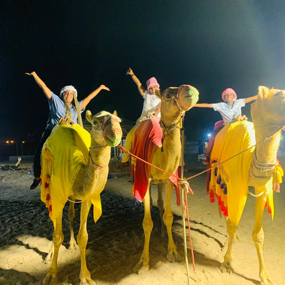 Doha: safari nocturno por el desierto, paseo en camello y observación de estrellas