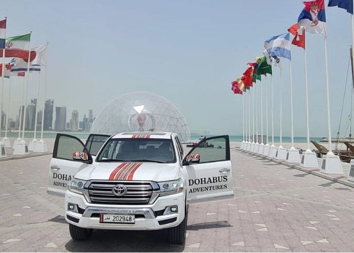 الدوحة: جولة مدينة خاصة إلى سوق واقف وكتارا ولؤلؤة قطر بسيارة لاند كروزر 4x4