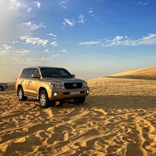 Doha: safari privado por el desierto de medio día, sandboard, paseo en camello y tour al mar interior