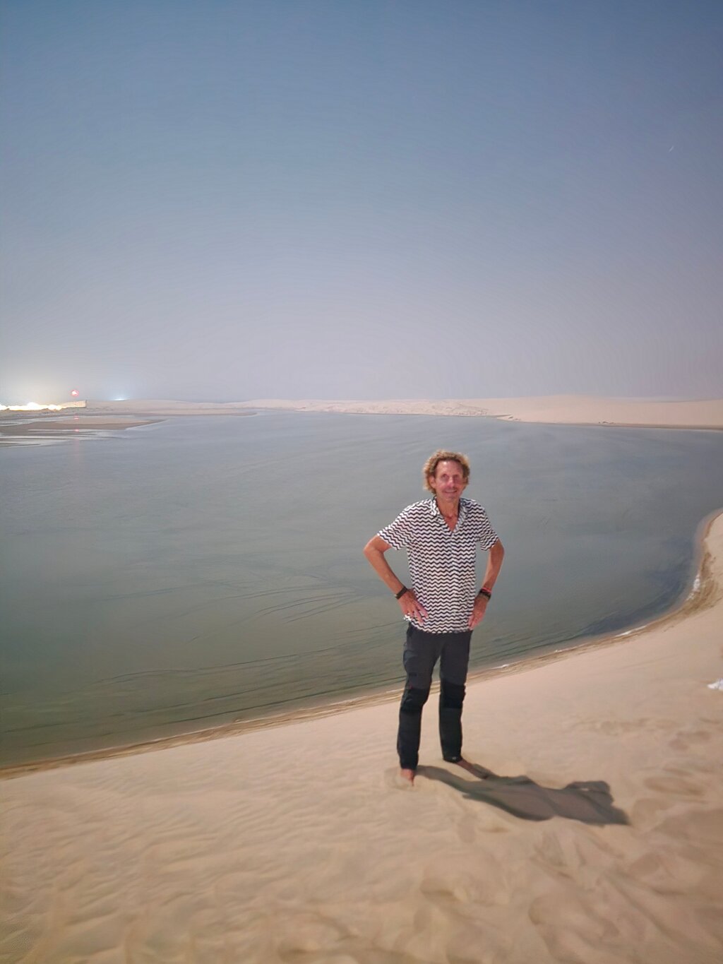 Doha : safari nocturne privé dans le désert avec balade à dos de chameau et observation des étoiles
