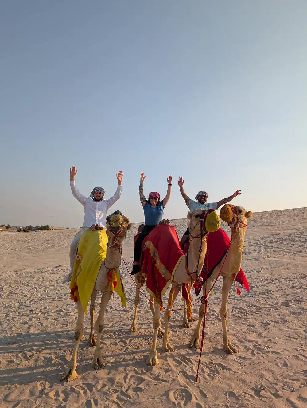 Doha: Gemeinsame Wüstensafari und Tour zum Binnenmeer mit optionalem Kamelritt