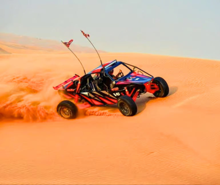 Doha : Safari dans le désert partagé ou privé avec dune bashing et sandboarding