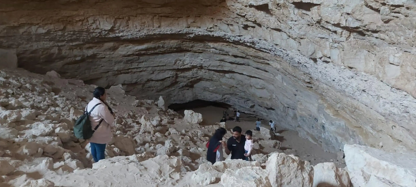 Doha: Geführte Tour zu den singenden Sanddünen und dem Misfir-Sinkloch