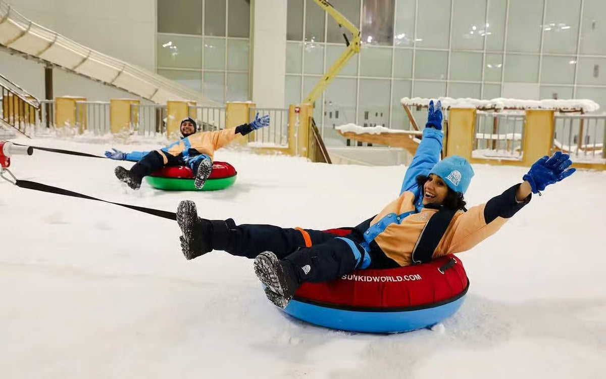 Doha: Eintritt in den Snow Dunes Theme Park und Schneeaktivitäten