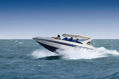 Doha: Speed Boat Adventure Along the Coastline with Hotel Pickup