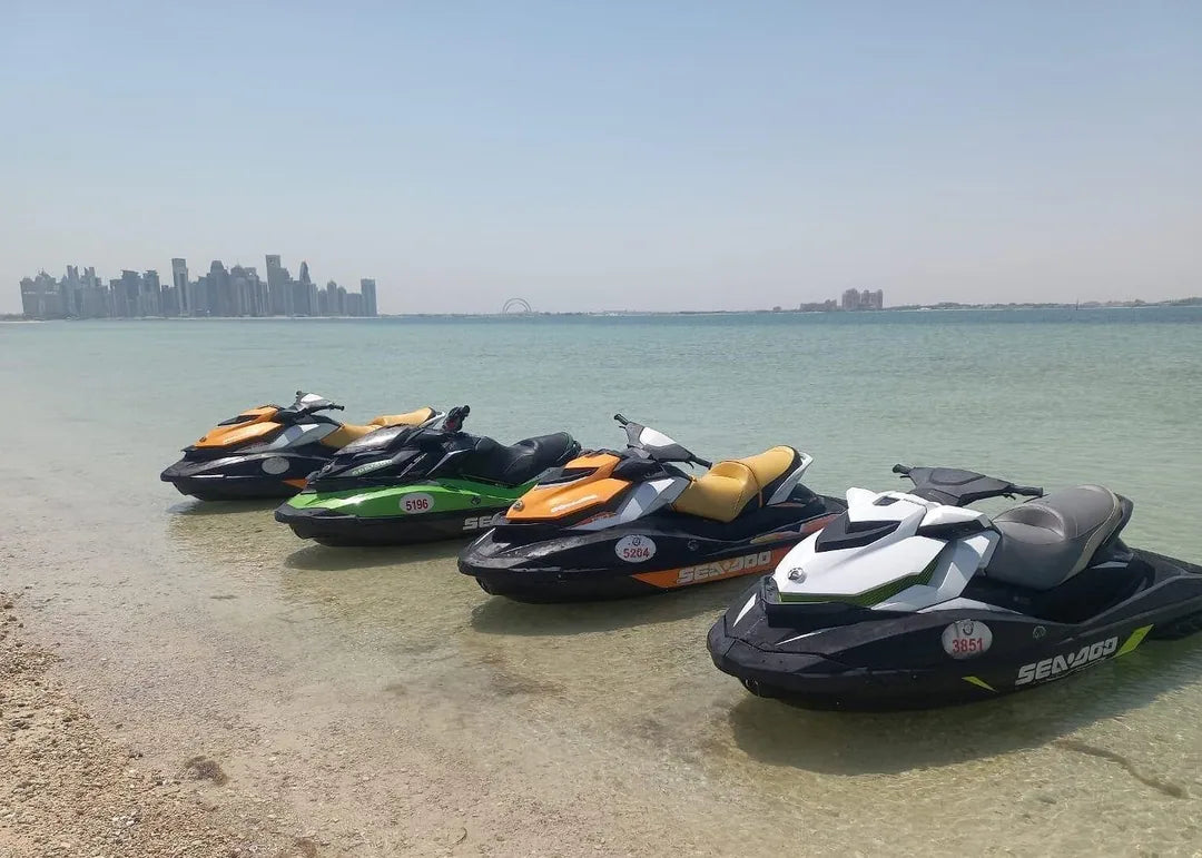 Doha: tour en moto acuática al atardecer por Pearl Qatar y West Bay
