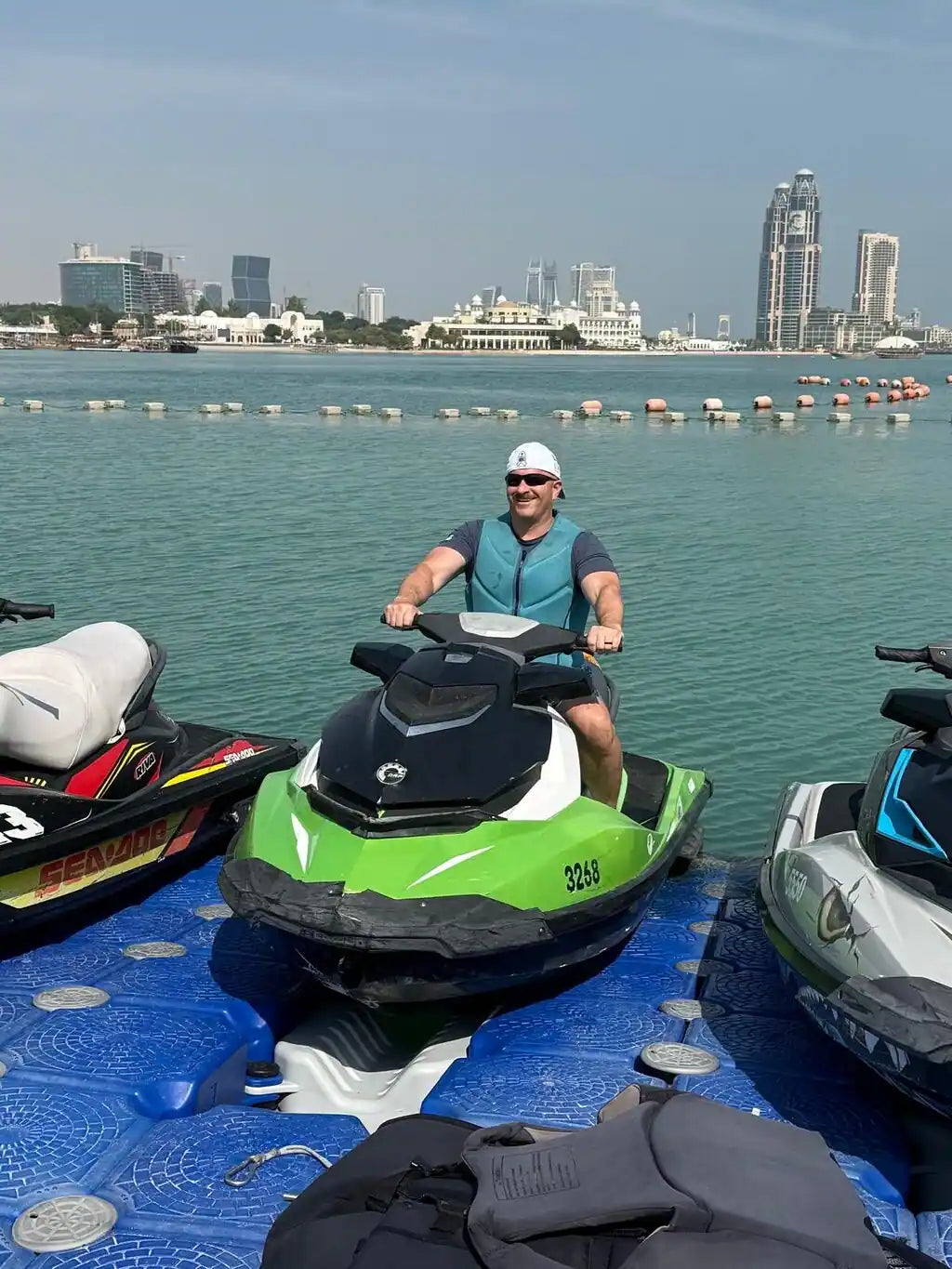 Doha: tour en moto acuática al atardecer por Pearl Qatar y West Bay