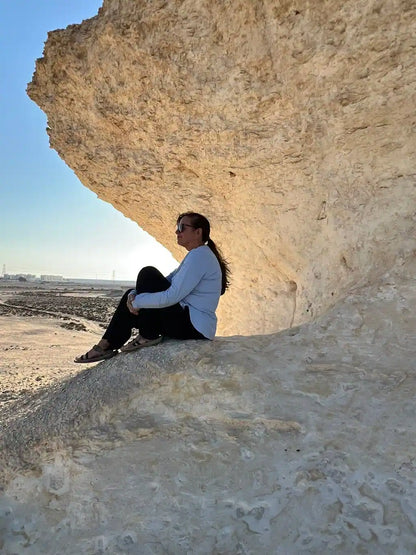 Doha: West Qatar Tour to Camel Racetrack, Richard Serra and Zekreet Beach