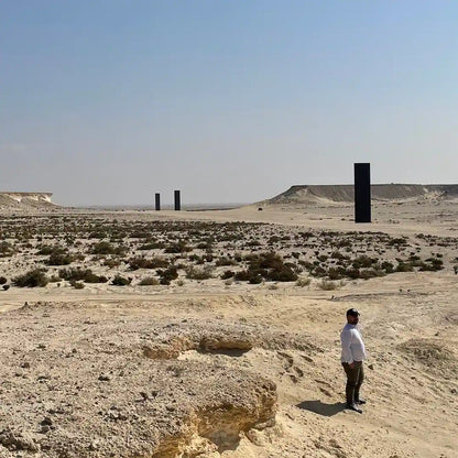 Doha: West Qatar Tour to Camel Racetrack, Richard Serra and Zekreet Beach
