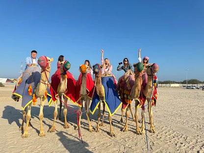 Doha: Combinatie Privé Woestijnsafari en Stadsrondleiding