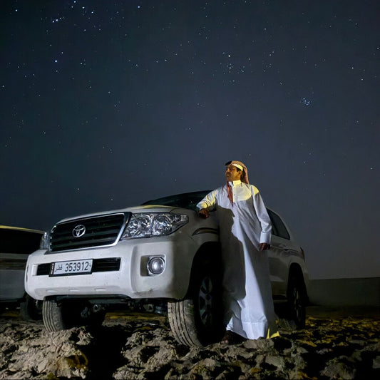 Doha: Safári noturno no deserto com churrasco BBQ e Mar Interior