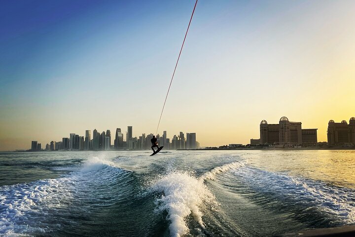 Sessão de wakesurf