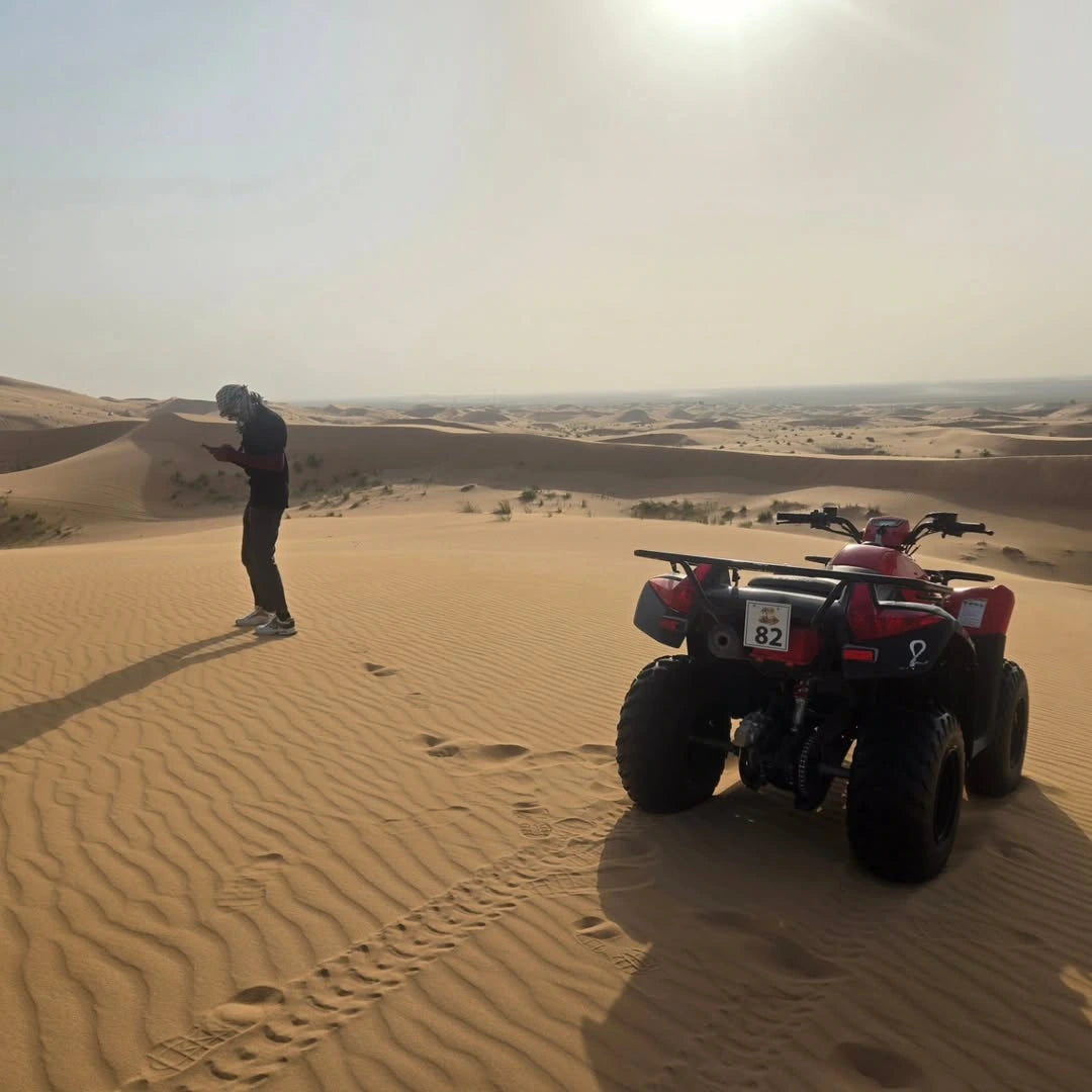 Dubai: tour guidato nel deserto in quad ATV