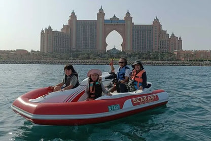 Dubai: Self-Drive Seakart Jet Ski Boat Tour with Atlantis, Burj Al Arab, and Palm Lagoon