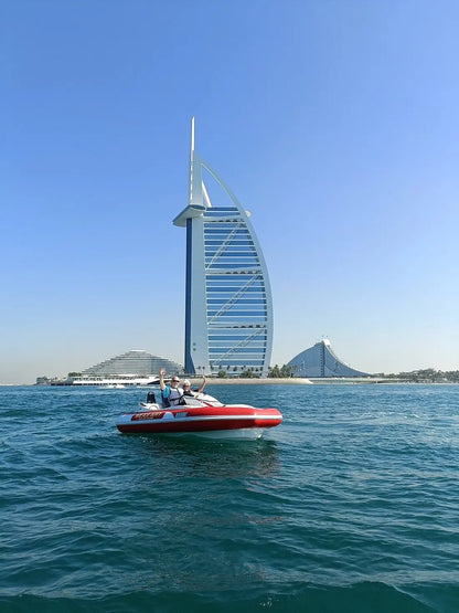 Dubai: Self-Drive Seakart Jet Ski Boat Tour with Atlantis, Burj Al Arab, and Palm Lagoon