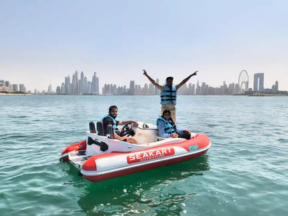Dubai: Self-Drive Seakart Jet Ski Boat Tour with Atlantis, Burj Al Arab, and Palm Lagoon