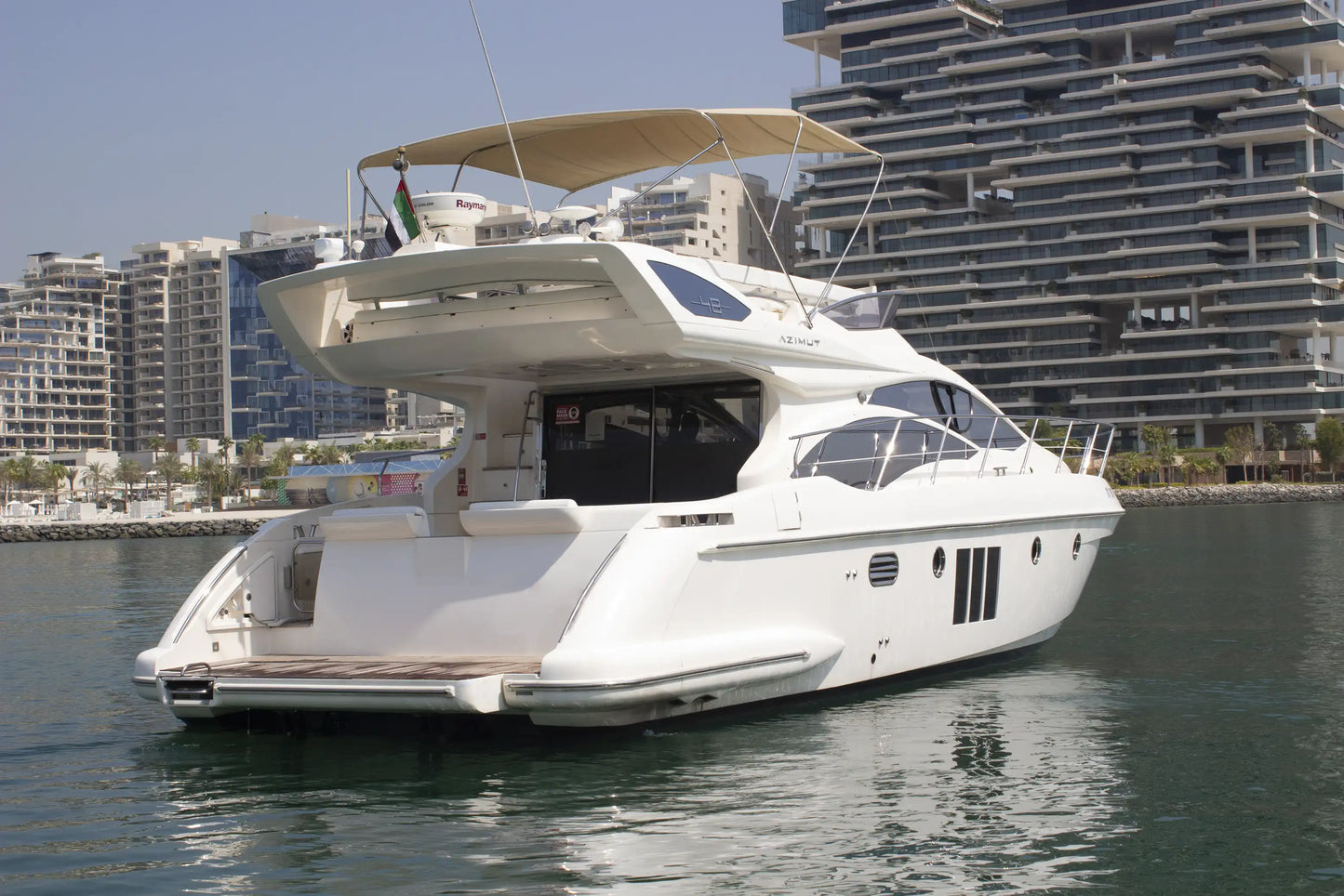 Dubai: Azimut-boot 48 ft privéboottocht