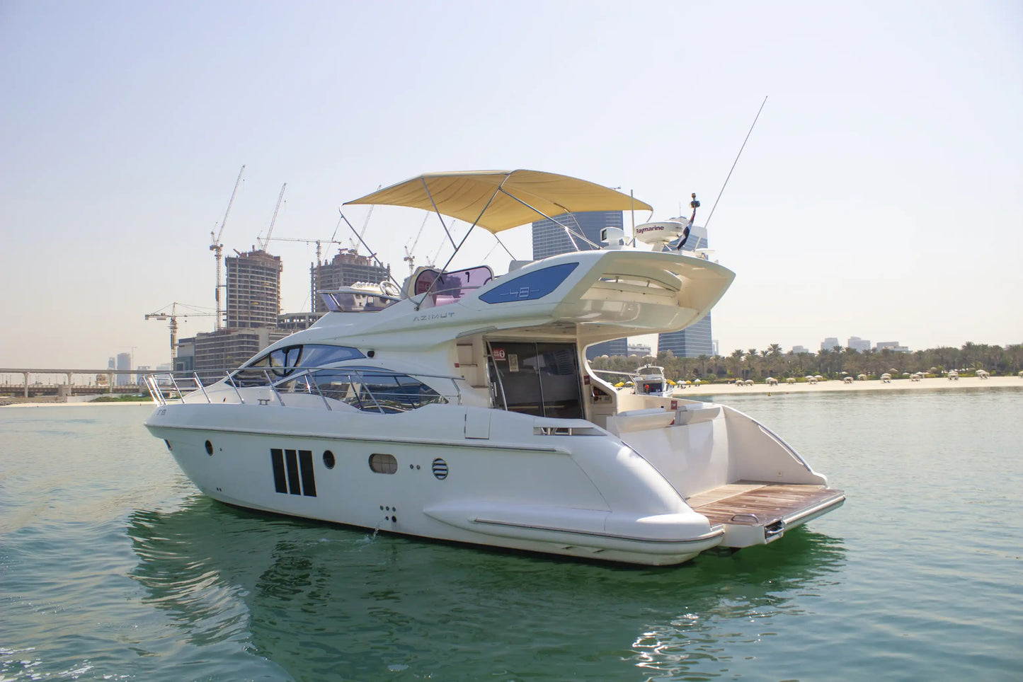 Dubai: Azimut-boot 48 ft privéboottocht