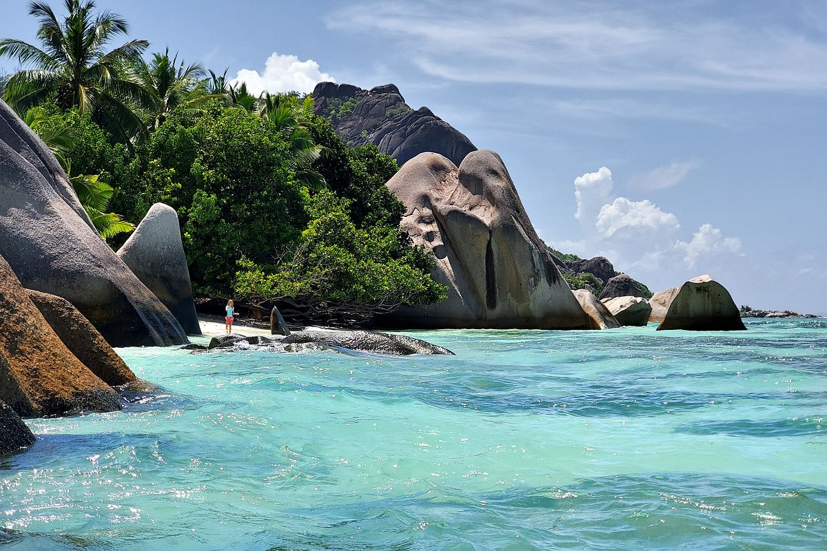 Praslin: passeio de lancha por Cocos, Félicité e La Digue