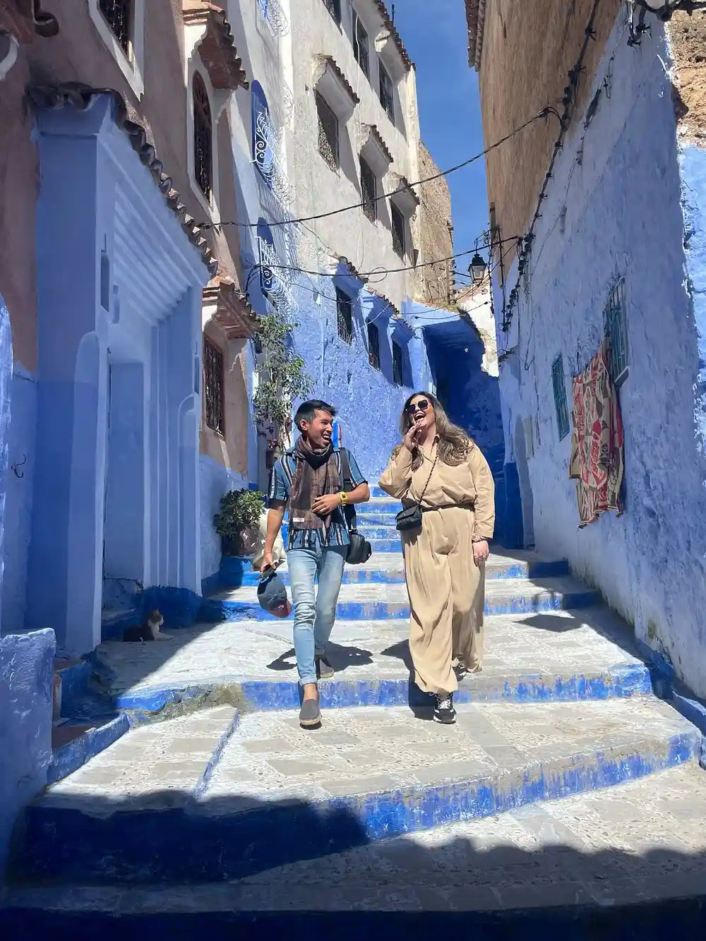 From Fès : excursion d’une journée pour visiter Chefchaouen et faire du sightseeing en ville